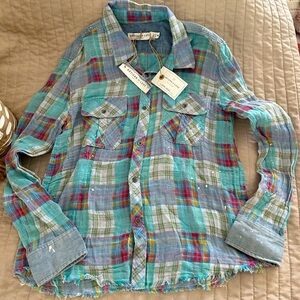 ARTISAN DE LUXE Western Boho button up